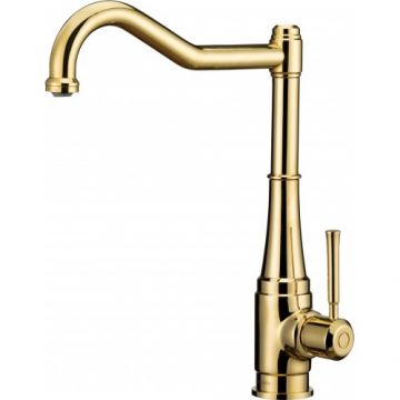 Baterie bucatarie Deante Tamizo, auriu - Culoare Gold