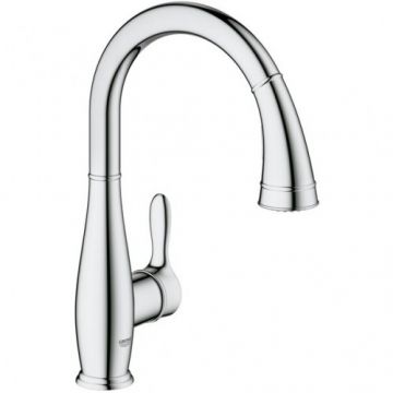 Baterie bucatarie Grohe Parkfield cu dus extractibil - Culoare Crom