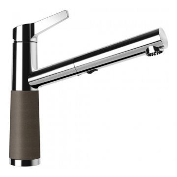 Baterie bucatarie Schock SC-510 cu dus extractibil - Culoare magma
