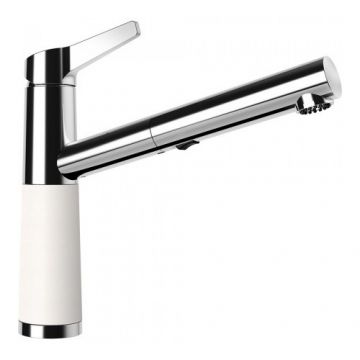 Baterie bucatarie Schock SC-510 cu dus extractibil - Culoare polaris