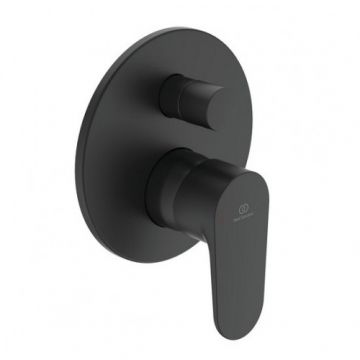 Baterie cada / dus incastrata Ideal Standard Cerafine O, rotunda, negru - Culoare Negru