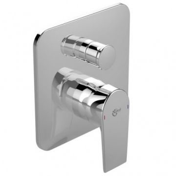 Baterie cada / dus incastrata Ideal Standard Tesi, patrata - Culoare Crom