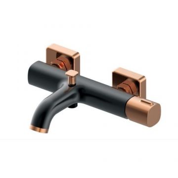 Baterie cada termostatata Wellis Meliora, negru - Culoare Negru Baterie cada termostatata Wellis Meliora, negru - Culoare Negru