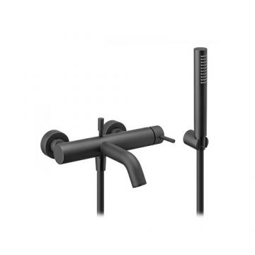 Baterie cada Vema Maira, negru cu set de dus - Culoare Negru