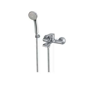 Baterie cada Vema Timea cu set de dus - Culoare Crom