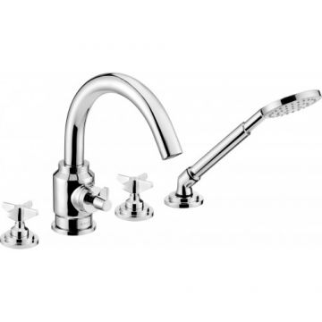 Set baterie cada Deante Temisto - Culoare Crom