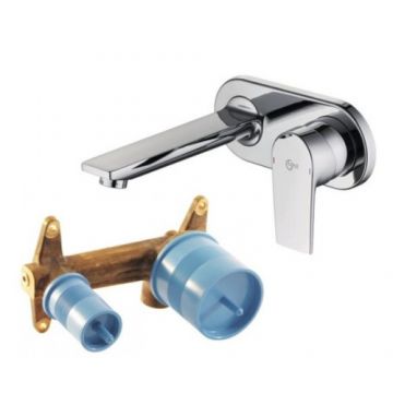 Set baterie lavoar Tesi incastrata, pipa 17,2cm cu Corp incastrat - Ideal Standard