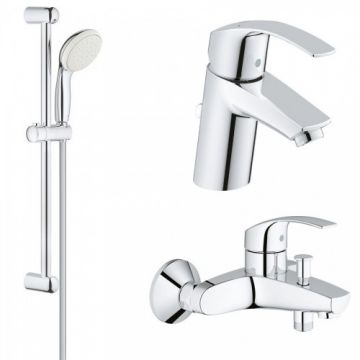 Set baterii Grohe Eurosmart M - Culoare Crom