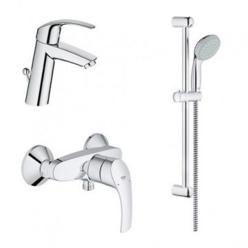 Set baterii Grohe Eurosmart M - Culoare Crom