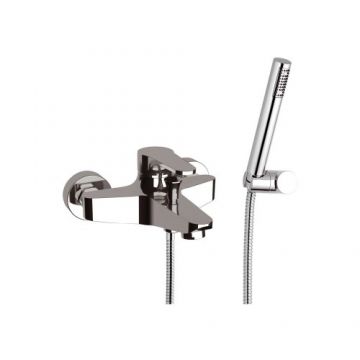 Baterie cada Daniel Rubinetterie Omega cu set de dus - Culoare Crom