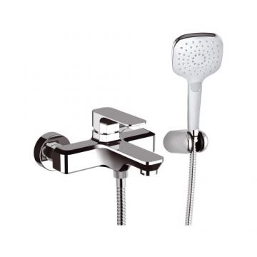 Baterie Cada Daniel Rubinetterie Tiara cu set de dus - Culoare Crom