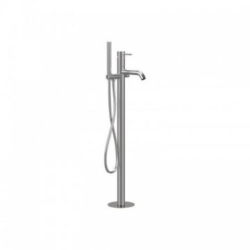 Baterie cada Freestanding Daniel Rubinetterie Tokio Steel cu kit de dus - Culoare Crom