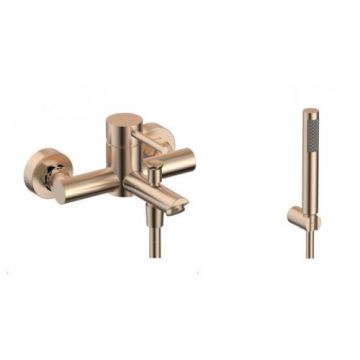 Baterie cada Karag Artemis Rose Gold, cu set de dus - Culoare rose gold