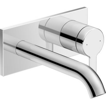 Baterie lavoar Duravit C.1 de perete  pipa 174mm  fara ventil  necesita corp ingropat