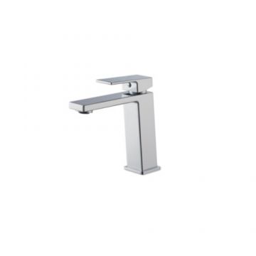 Baterie lavoar Vema Lys - Culoare Crom