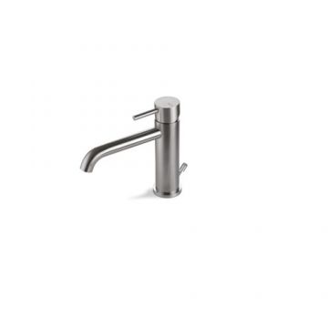 Baterie lavoar Vema Tiber Steel, cu ventil pop-up - Culoare Crom