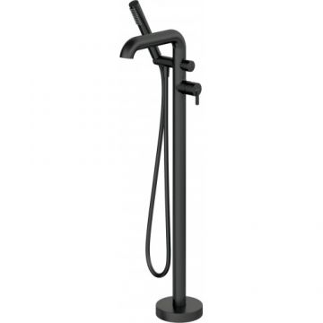 Set baterie cada Deante Silia, freestanding, negru mat - Culoare Negru