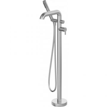 Set baterie cada Deante Silia, freestanding, otel periat - Culoare Crom