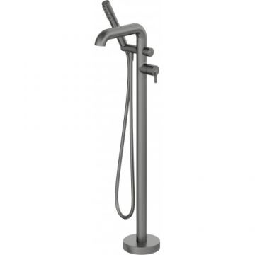 Set baterie cada Deante Silia, freestanding, titanium - Culoare Gri