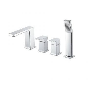 Set baterie cada Vema LYS - Culoare Crom