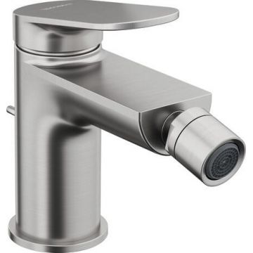 Baterie bideu Duravit Wave  ventil pop-up  inox periat