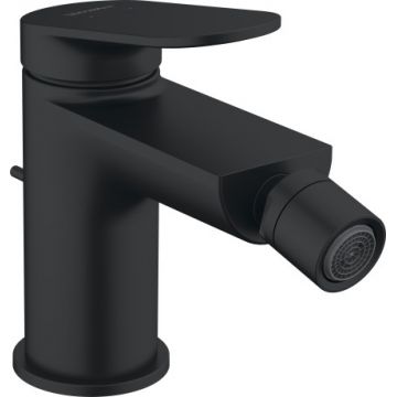 Baterie bideu Duravit Wave  ventil pop-up  negru mat