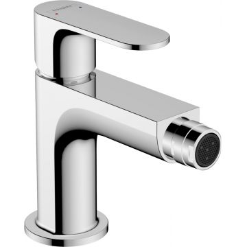 Baterie bideu Hansgrohe Rebris S EcoSmart  ventil metalic pop-up  crom
