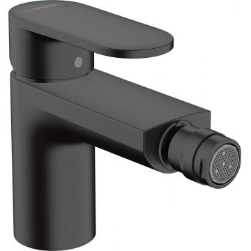 Baterie bideu Hansgrohe Vernis Blend cu ventil pop-up  negru mat