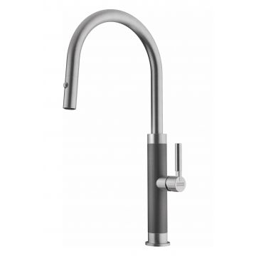 Baterie bucatarie Franke Mythos Masterpiece J cu dus extractibil  inox