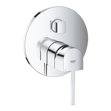 Baterie cada - dus Grohe Plus cu 3 functii  montaj incastrat  necesita corp ingropat  crom