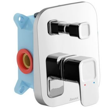 Baterie cada - dus Ravak Concept 10° cu montaj incastrat  necesita corp ingropat R-box