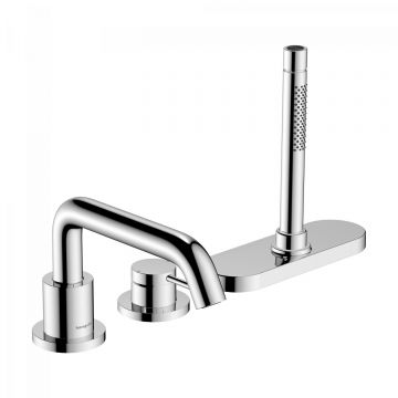 Baterie cada Hansgrohe Tecturis S din 3 elemente  montare pe cada  necesita corp sBox  crom