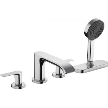 Baterie cu montaj pe cada Hansgrohe Vivenis cu 4 elemente si sBox  crom