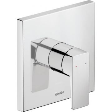 Baterie dus Duravit Manhattan montaj incastrat  necesita corp ingropat  crom