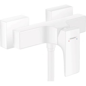 Baterie dus Hansgrohe Metropol  alb mat Baterie dus Hansgrohe Metropol  alb mat