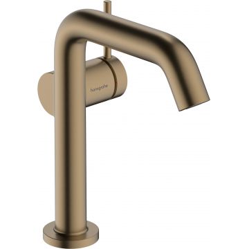 Baterie lavoar Hansgrohe Tecturis S 150 Fine  CoolStart  ventil click-clack  bronz periat