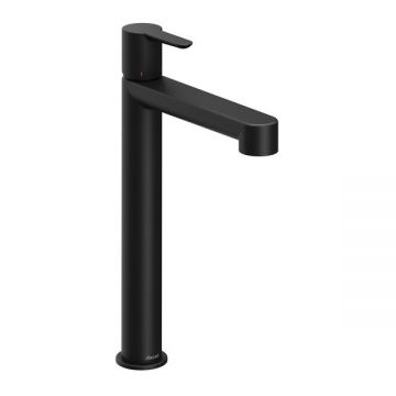 Baterie lavoar Ravak Puri Black PU 015.20 pentru lavoare tip bol  320mm  fara ventil  negru mat