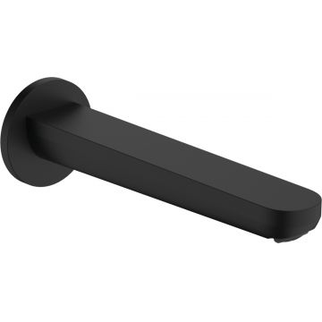 Pipa cada Hansgrohe Rebris S montaj incastrat  20cm  negru mat