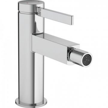 Baterie bideu Hansgrohe Finoris cu ventil Push-Open - Culoare Crom