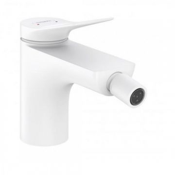 Baterie bideu Hansgrohe Vivenis cu ventil Pop-Up - Culoare Alb pal