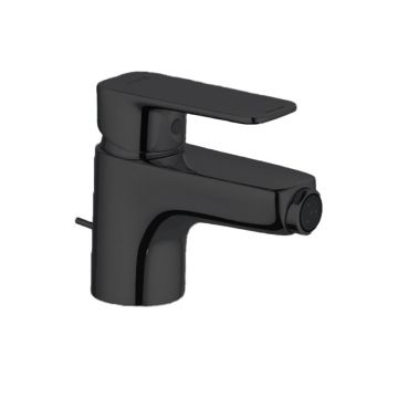 Baterie bideu Kludi, Pure & Style, ventil metalic, negru mat