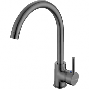 Baterie Bucatarie ECO Bello PVD  Gun Metal Monocomanda Negru Baterie Bucatarie ECO Bello PVD  Gun Metal Monocomanda Negru