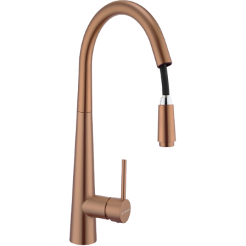 Baterie Bucatarie ECO Diamond PVD  Alama   Dus Extensibil Monocomanda Bronz Baterie Bucatarie ECO Diamond PVD  Alama   Dus Extensibil Monocomanda Bronz