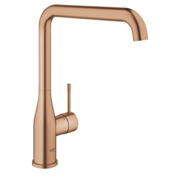 Baterie bucatarie Grohe Essence pipa L  brushed warm sunset