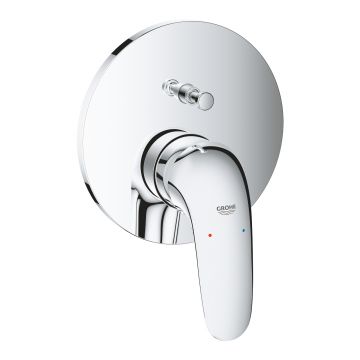 Baterie cada - dus Grohe Eurostyle cu montaj incastrat  necesita corp ingropat  crom