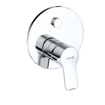 Baterie cada-dus incastrata Kludi PureEasy pentru corp ingropat crom lucios