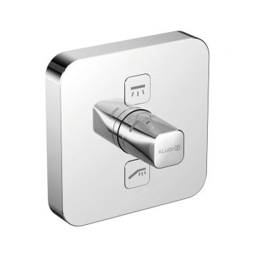 Baterie dus incastrata Kludi Push 2 pentru corp ingropat crom lucios