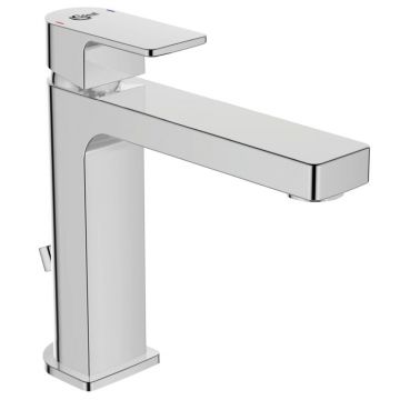 Baterie lavoar Ideal Standard Edge Grande crom lucios cu ventil inclus