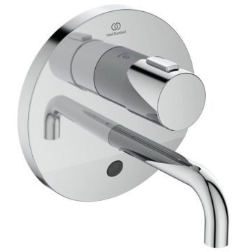 Baterie lavoar incastrata cu senzor Ideal Standard Ceraplus II, alimentare la retea, crom lucios