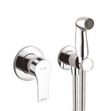 Set dus igienic incastrat Kludi Zenta SL crom lucios
